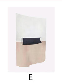HKM-383891 Scandinavian Abstract Wall Art Poster in Rectangle Shape - Non-Woven Fabric, Thin and Thick Plates Available