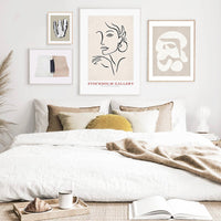 HKM-383891 Scandinavian Abstract Wall Art Poster in Rectangle Shape - Non-Woven Fabric, Thin and Thick Plates Available