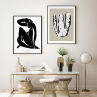 HKM-383891 Scandinavian Abstract Wall Art Poster in Rectangle Shape - Non-Woven Fabric, Thin and Thick Plates Available