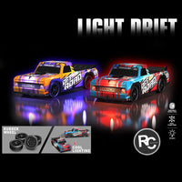 HKM-383955 Remote Control High-Speed Drift Pickup Car, 1/24 Scale, Indoor-Outdoor Use, Multi-Function, 4 Channels, 2 Colors