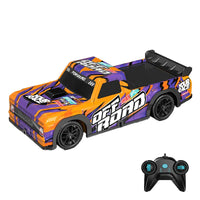 HKM-383955 Remote Control High-Speed Drift Pickup Car, 1/24 Scale, Indoor-Outdoor Use, Multi-Function, 4 Channels, 2 Colors