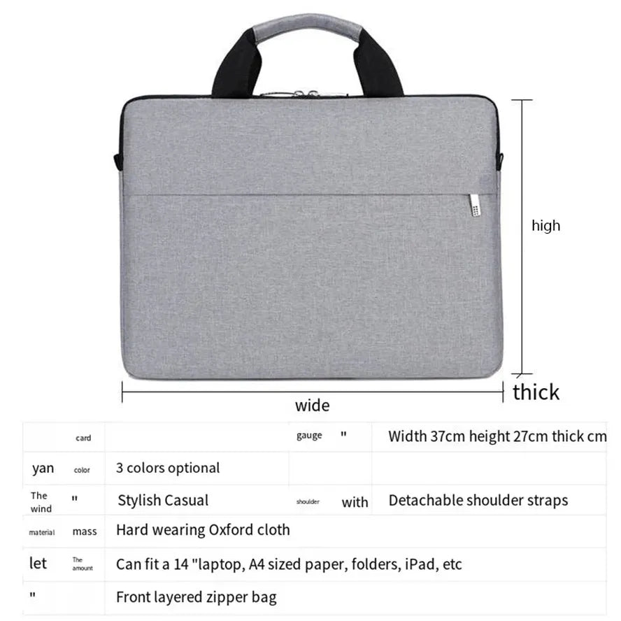 KTX-384019 Personalised Women's Tote Bag for Office Use - Stylish Laptop Messenger Bag with Sleeve Cover