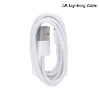 HKM-384019 Universal USB Travel Charger Compatible with iPhone 5, 5S, 6, 6S, X, iPad Air, Mini, and SE - 5V 2A Output