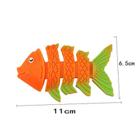 HKM-384211 Colorful Underwater Sinking Fish Toys Set - 3 Pcs for Fun Pool Diving Training