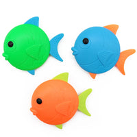 HKM-384211 Colorful Underwater Sinking Fish Toys Set - 3 Pcs for Fun Pool Diving Training