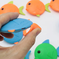 HKM-384211 Colorful Underwater Sinking Fish Toys Set - 3 Pcs for Fun Pool Diving Training