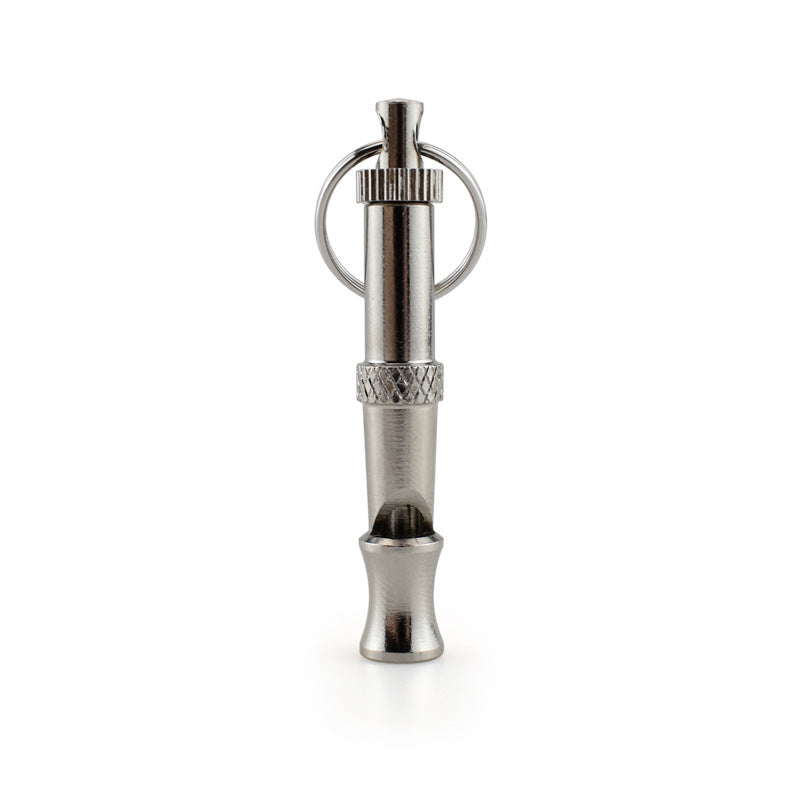 HKM-384403 Ultrasonic Adjustable Stainless Steel Dog Flute for All Breeds