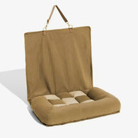 HKM-384467 Car Seat Back Pet Bed - Comfortable Dog Mat for Single & Double Seats - Available in Purple, Green, Khaki, Blue