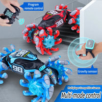 HKM-384531 Gesture Sensing Remote Control Twist Car with Flash Light and Music for Kids