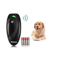 HKM-384595 Ultrasonic Anti-Bark Trainer for Dogs - Champagne Gold & Space Gray, Compact & Effective, 5m Range