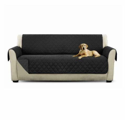 HKM-384659 Pet-Friendly Anti-Bite Blanket Sofa Cover Set - 3 Pieces for 1-3 Seater Furniture