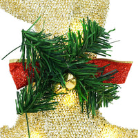 HKM-384915 Warm LED Christmas Reindeer Decoration - 2 pcs, Indoor/Outdoor Use, USB Powered, Modern Design