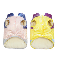 HKM-384979 Rainbow Pet Cotton Vest Costume for All Sizes - Bright Leisure Design in Yellow and Pink