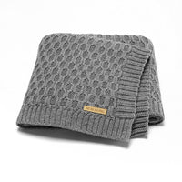 HKM-385107 Solid Color Three-Dimensional Line Infant Hug Blanket - Available in Pink, Beige Khaki, Bleached, Light Green, Medium Gray