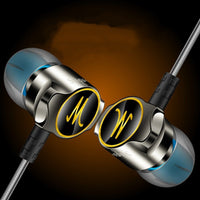 HKM-385171 Zinc Alloy In-Ear Wired Earphones with Moving Coil Technology, 120cm Cable Length, 100 dB Sensitivity