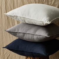 HKM-385235 Solid Color Pure Cotton and Linen Pillow, Modern Design, 45x45CM or 55x55CM Options