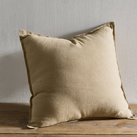 HKM-385235 Solid Color Pure Cotton and Linen Pillow, Modern Design, 45x45CM or 55x55CM Options