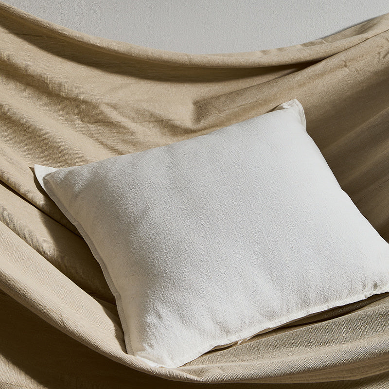 HKM-385235 Solid Color Pure Cotton and Linen Pillow, Modern Design, 45x45CM or 55x55CM Options