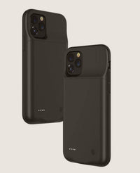 HKM-385299 iPhone 11 Compatible 5000mAh Back Clip Battery Charger - ABS + TPU Material