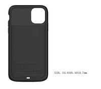 HKM-385299 iPhone 11 Compatible 5000mAh Back Clip Battery Charger - ABS + TPU Material
