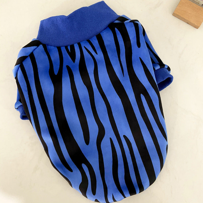 HKM-385363 Cozy Double-Fleece Sweater for Small Dogs - Autumn Winter Fashion in Beige, Pink, Royal Blue