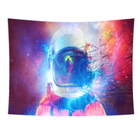 HKM-385427 European and American Astronaut Tapestry - Soft Polyester Fabric for Wall Decor