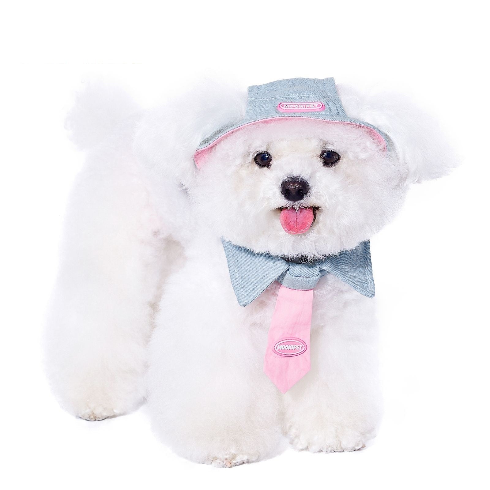 HKM-385683 Bamboo Saliva Towel for Small Dogs - Blue, Casual Style, Available in Sizes S, M, L