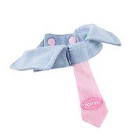 HKM-385683 Bamboo Saliva Towel for Small Dogs - Blue, Casual Style, Available in Sizes S, M, L