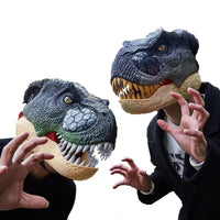HKM-385683 Dinosaur LED Light Up Mask for Halloween Parties - Novelty Fun Toy for Ages 5 and Up