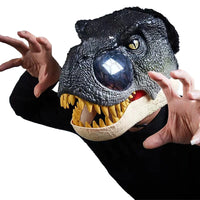 HKM-385683 Dinosaur LED Light Up Mask for Halloween Parties - Novelty Fun Toy for Ages 5 and Up