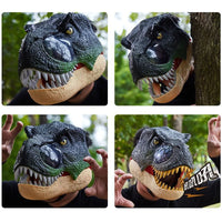 HKM-385683 Dinosaur LED Light Up Mask for Halloween Parties - Novelty Fun Toy for Ages 5 and Up