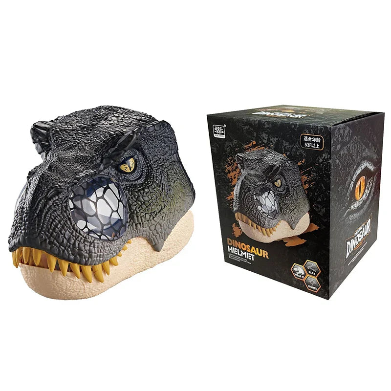 HKM-385683 Dinosaur LED Light Up Mask for Halloween Parties - Novelty Fun Toy for Ages 5 and Up