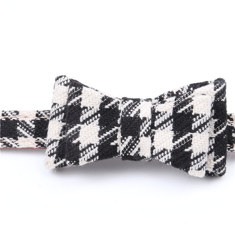HKM-385811 English Pet Dog Bow Collar Triangle Scarf