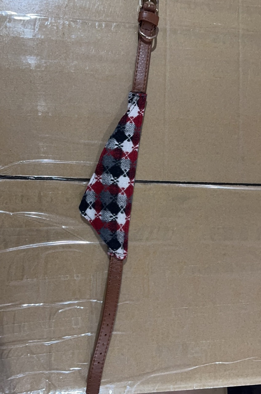 HKM-385811 English Pet Dog Bow Collar Triangle Scarf