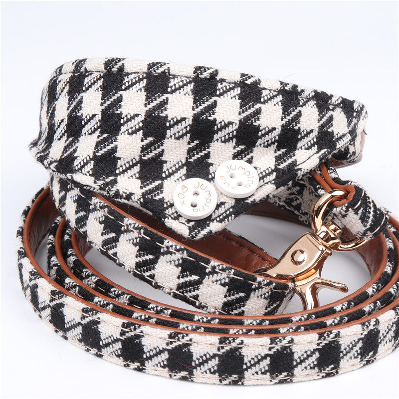 HKM-385811 English Pet Dog Bow Collar Triangle Scarf