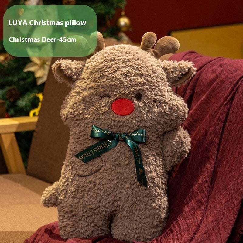 HKM-385875 Plush Christmas Tree Decorative Pillow Doll - Multiple Designs and Sizes