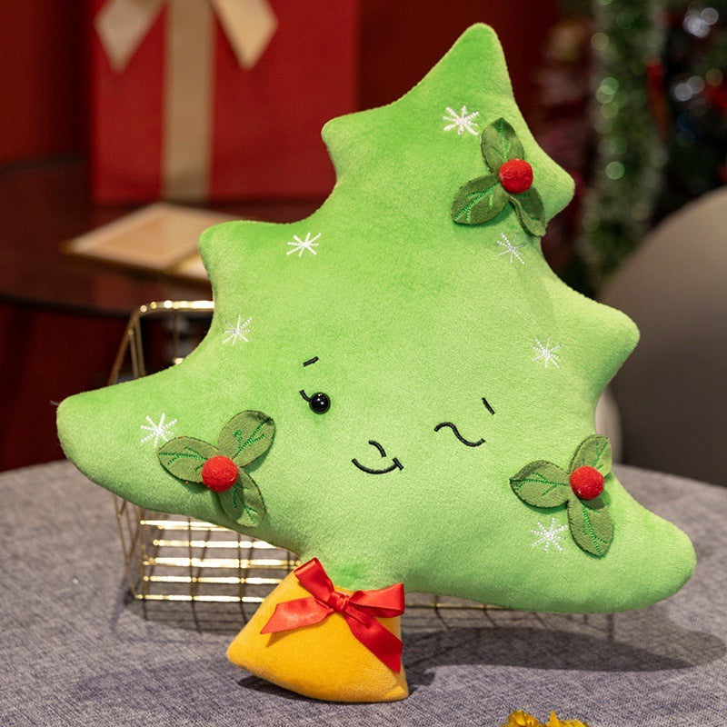 HKM-385875 Plush Christmas Tree Decorative Pillow Doll - Multiple Designs and Sizes