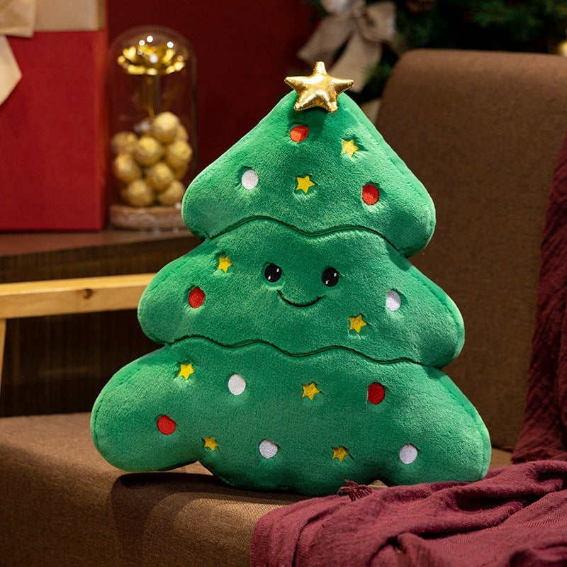 HKM-385875 Plush Christmas Tree Decorative Pillow Doll - Multiple Designs and Sizes