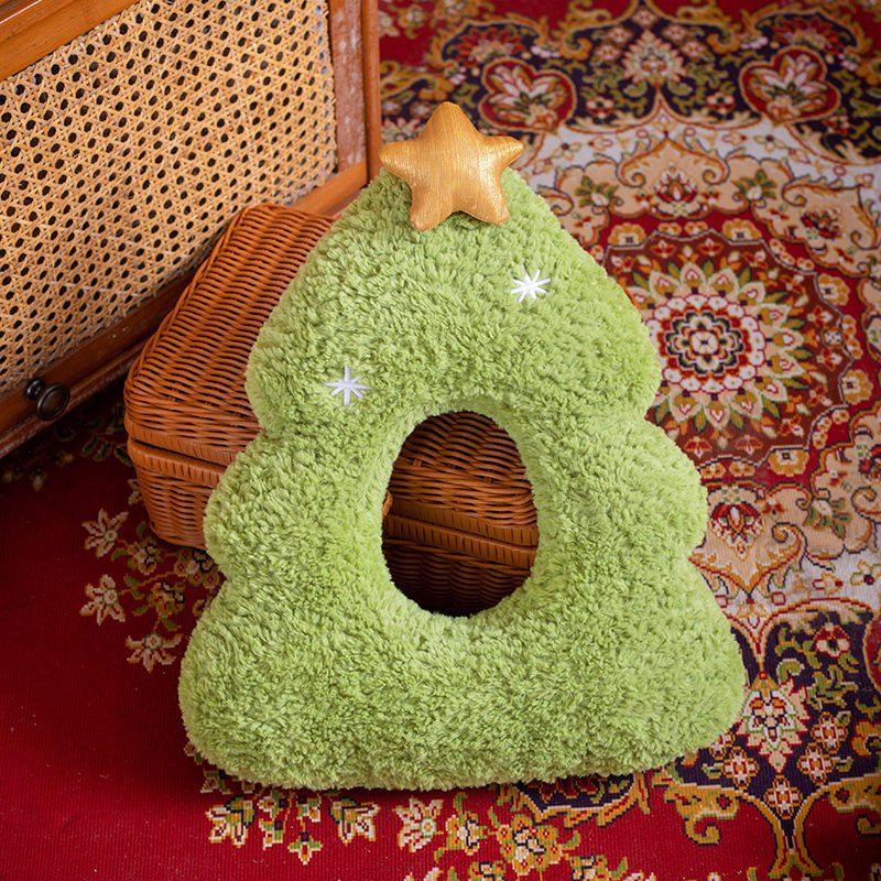 HKM-385875 Plush Christmas Tree Decorative Pillow Doll - Multiple Designs and Sizes