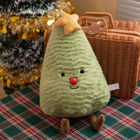 HKM-385875 Plush Christmas Tree Decorative Pillow Doll - Multiple Designs and Sizes