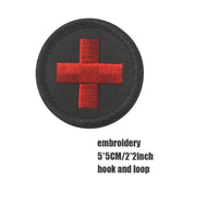 HKM-385939 Cross Tactical Medical Badge Emergency Rescue Backpack with Velcro Label and Embroidery Options