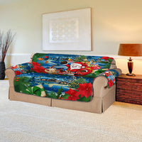 HKM-386323 Christmas-Themed European Style Sofa Cushion with Digital Print - Polyester Fiber Material