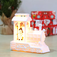 HKM-386387 LED Wind Lantern Night Light for Elderly - Bronze, Elk, Snowman, Jesus Designs