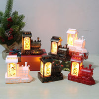 HKM-386387 LED Wind Lantern Night Light for Elderly - Bronze, Elk, Snowman, Jesus Designs