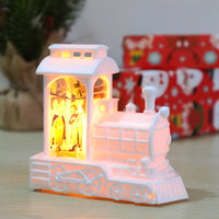 HKM-386387 LED Wind Lantern Night Light for Elderly - Bronze, Elk, Snowman, Jesus Designs
