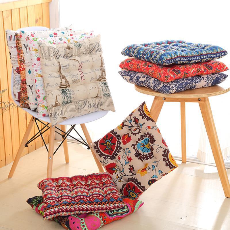 HKM-386387 Nordic Style Thickened Cushion for Office and Computer Chairs - 40x40cm, Various Elegant Designs