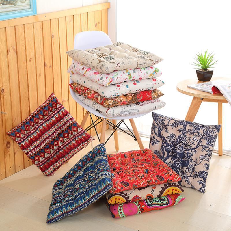 HKM-386387 Nordic Style Thickened Cushion for Office and Computer Chairs - 40x40cm, Various Elegant Designs