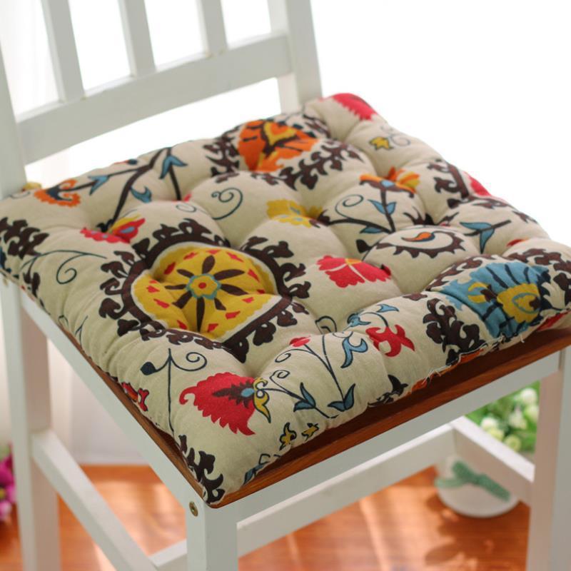 HKM-386387 Nordic Style Thickened Cushion for Office and Computer Chairs - 40x40cm, Various Elegant Designs