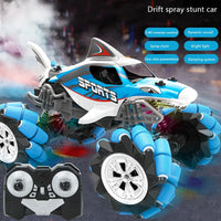 HKM-386835 1:16 RC Shark Drift Stunt Car - 4CH Radio Control Toy for Indoor/Outdoor Fun for Ages 5 and Up