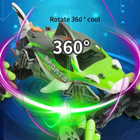 HKM-386835 1:16 RC Shark Drift Stunt Car - 4CH Radio Control Toy for Indoor/Outdoor Fun for Ages 5 and Up